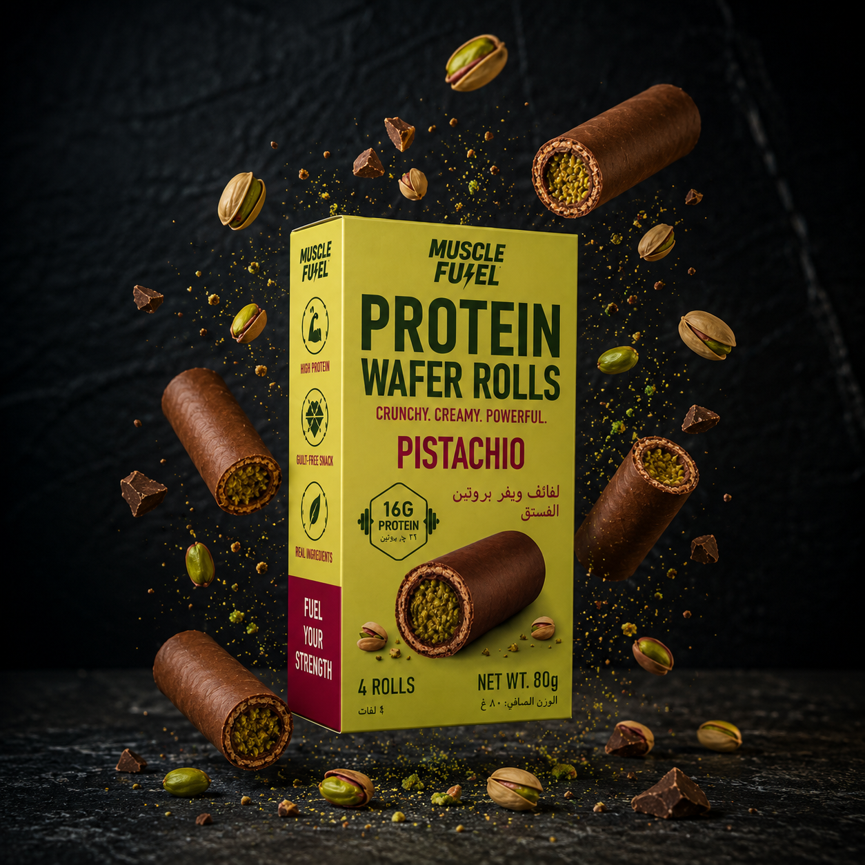 Protein Wafer Rolls